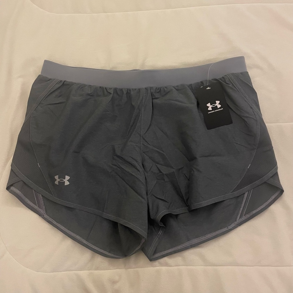 Under Armour Gray Athletic Shorts Lightweight Performance Design